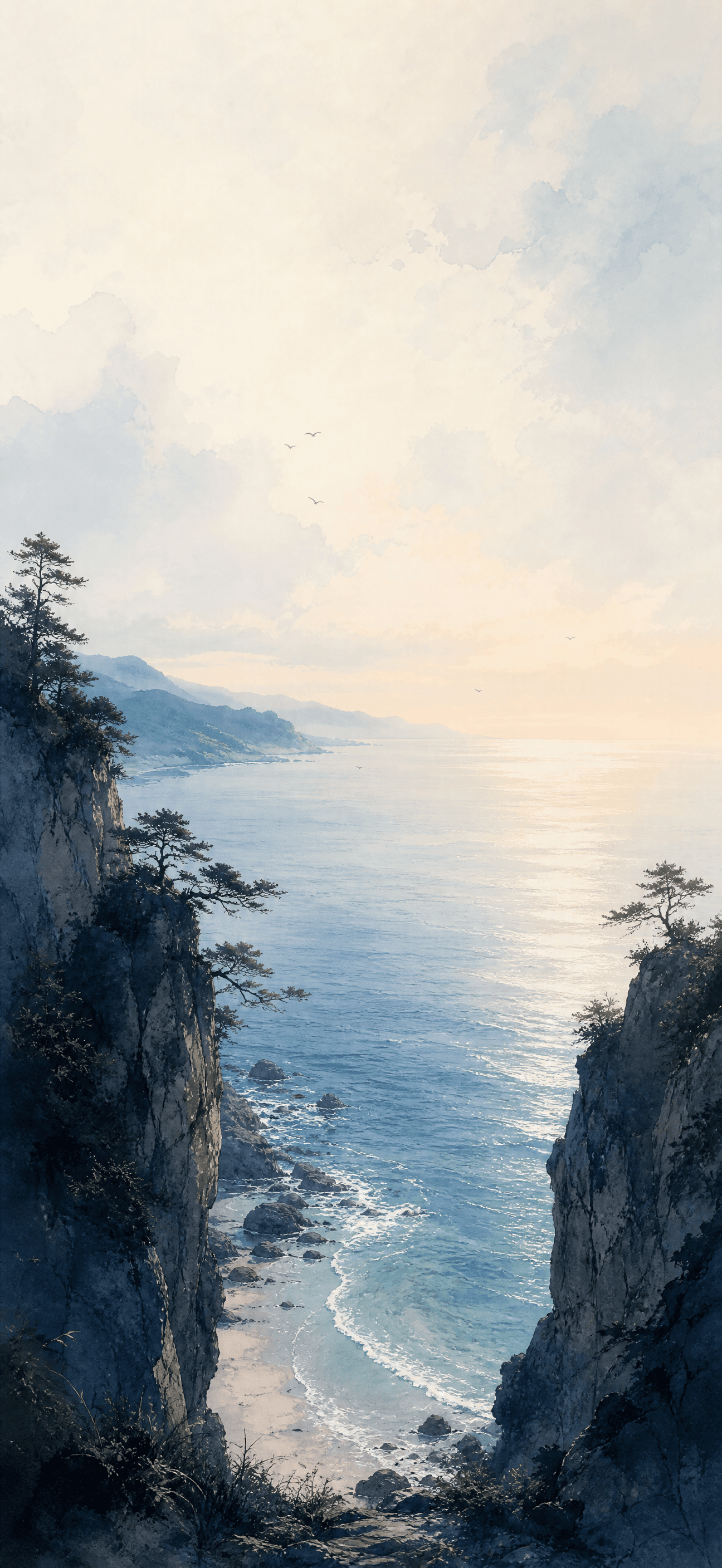 Daylight Through the Sea Cleft