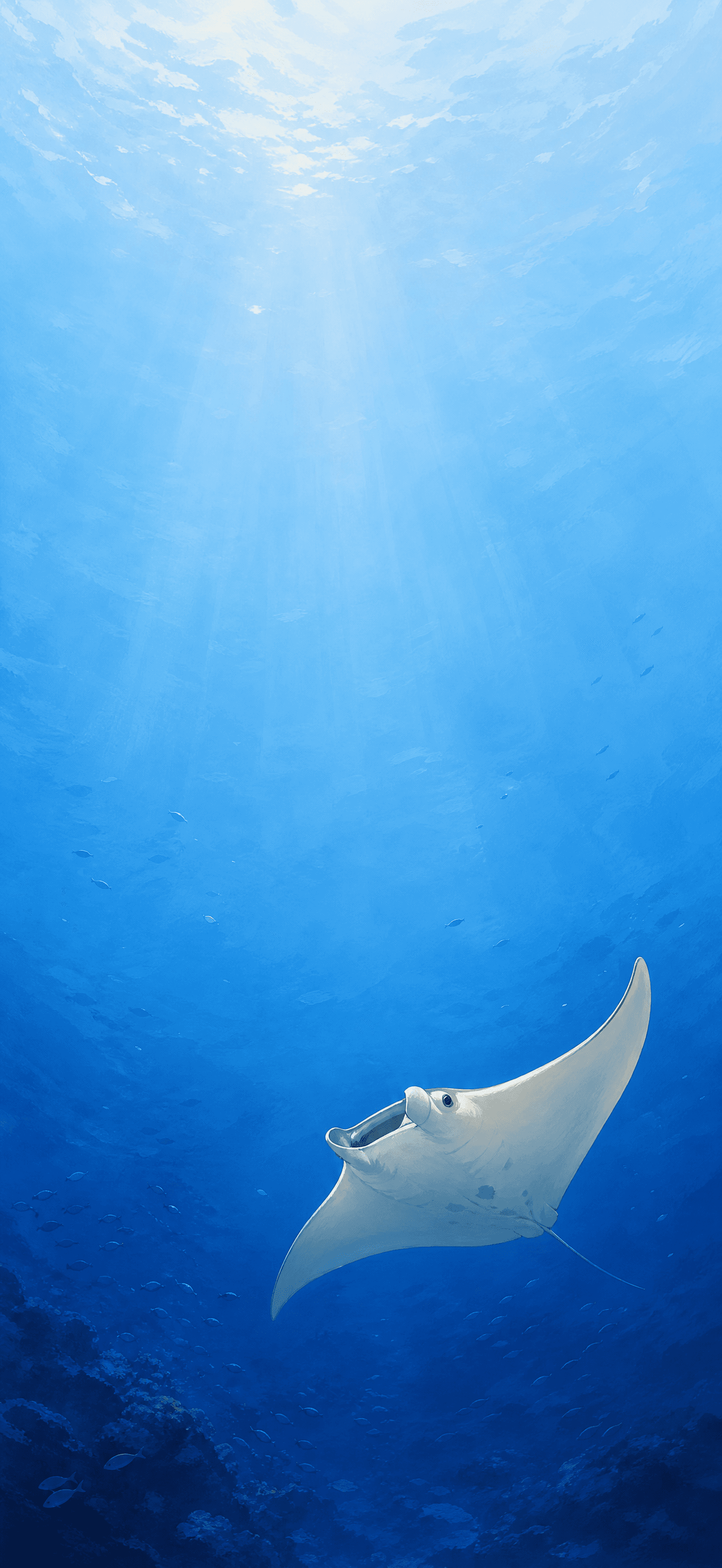 Manta in Cobalt